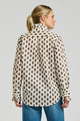 Shirty | Olivia Shirt | Ivory Double Diamond
