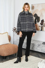 Ping Pong | Lennon Crop Swing Coat | Grey