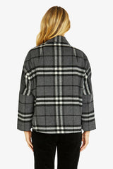 Ping Pong | Lennon Crop Swing Coat | Grey
