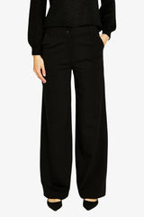 Ping Pong | Pam Ponte Wide Leg Pant | Black