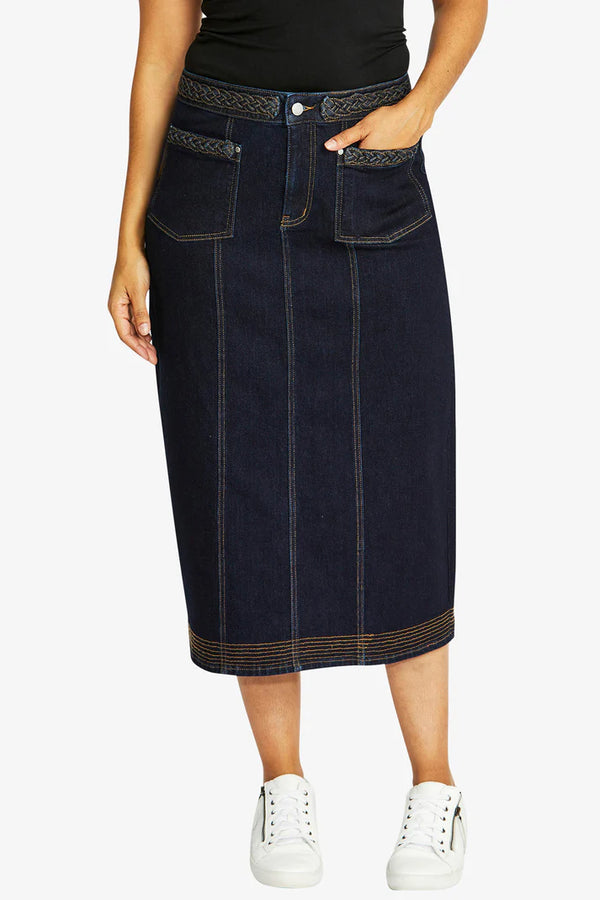 Ping Pong | Parker Denim Skirt | Indigo