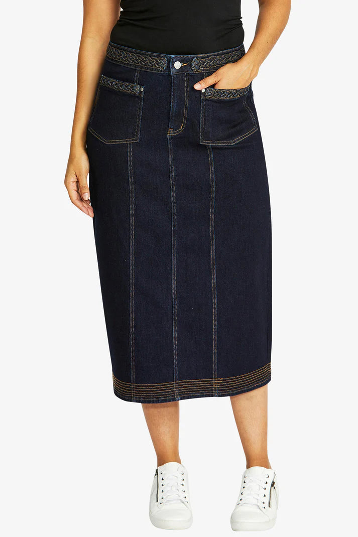 Ping Pong | Parker Denim Skirt | Indigo