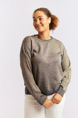 Alessandra | Hightide Sweater | Navy Lurex