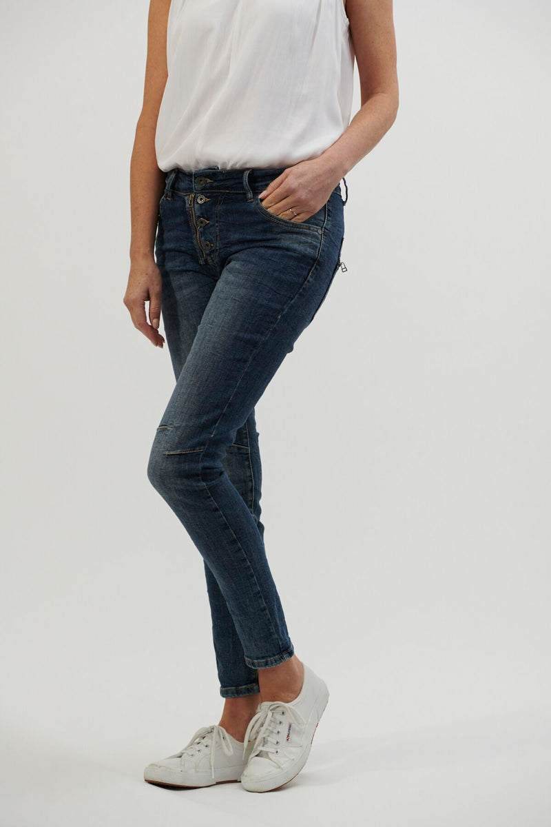 Italian Star | Button Jeans | Denim