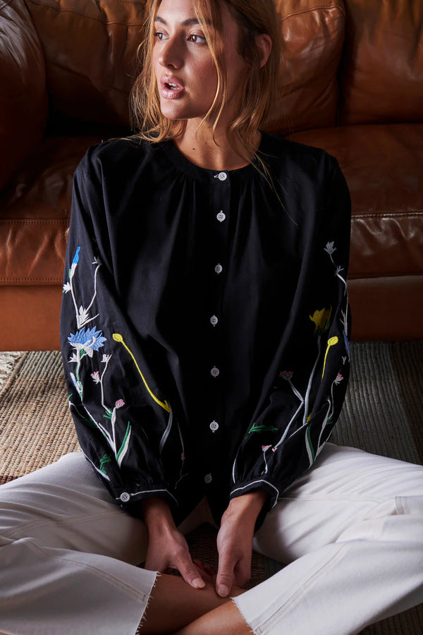 Kireina | Beatrice Shirt | Black