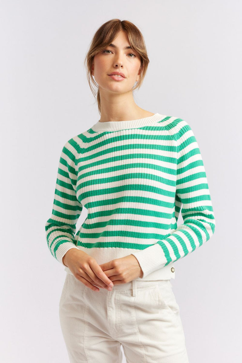 Alessandra | Musketeers Sweater | Emerald