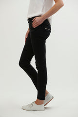 Italian Star | Button Jeans | Black