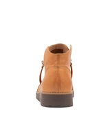 Top End | OHMY Leather Wedge Boots | Dark Tan