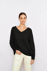 Alessandra | Fifi V Sweater | Black