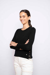 Alessandra | What A Stud Sweater | Black