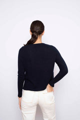 Alessandra | What A Stud Sweater | Navy