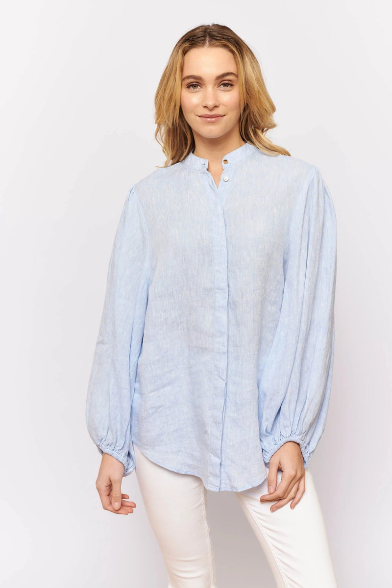 Alessandra | Charade Shirt | Water Linen
