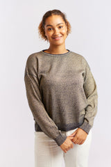 Alessandra | Hightide Sweater | Navy Lurex