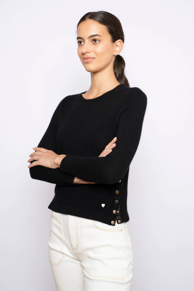 Alessandra | What A Stud Sweater | Black