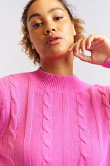 Alessandra | Amber Sweater | Hot Pink