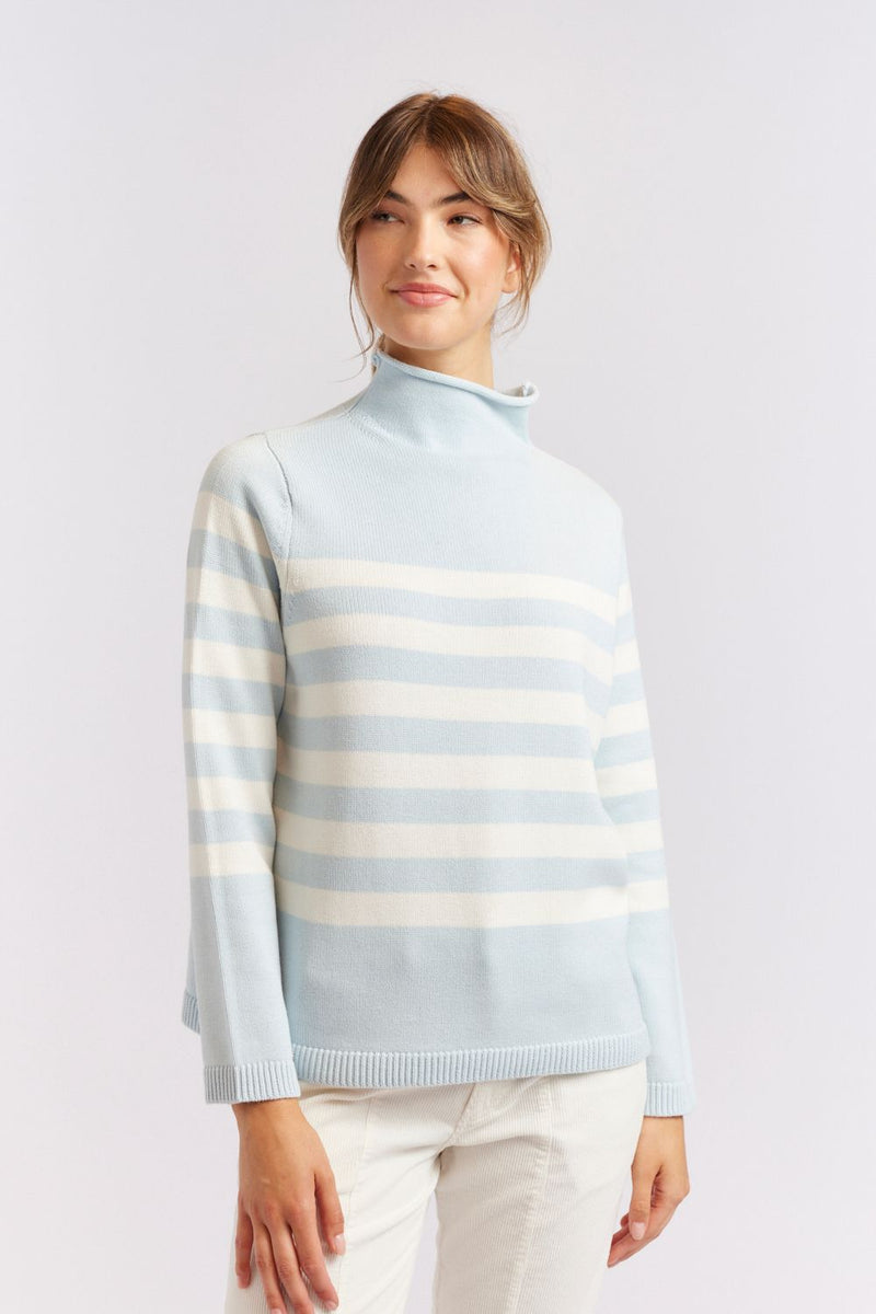 Alessandra | Sorrel Sweater | Water